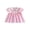 Pink3, variant on Toddler Little Baby Girl Easter Outfit Bunny Embroidery Smocked Dress Short Sleeve Doll Collar Bow Plaid Easter Dress Cute Summer Clothes