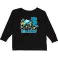 thumbnail image 3 of Inktastic 3rd Birthday Monster Truck Boys Long Sleeve Toddler T-Shirt, 3 of 5