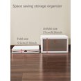 thumbnail image 5 of 1pc Household Desk Storage Box, Foldable, Multifunctional, Movable, Stackable Storage Container With Clothes, Suitable For Gifts To Lovers Or Friends, 5 of 5