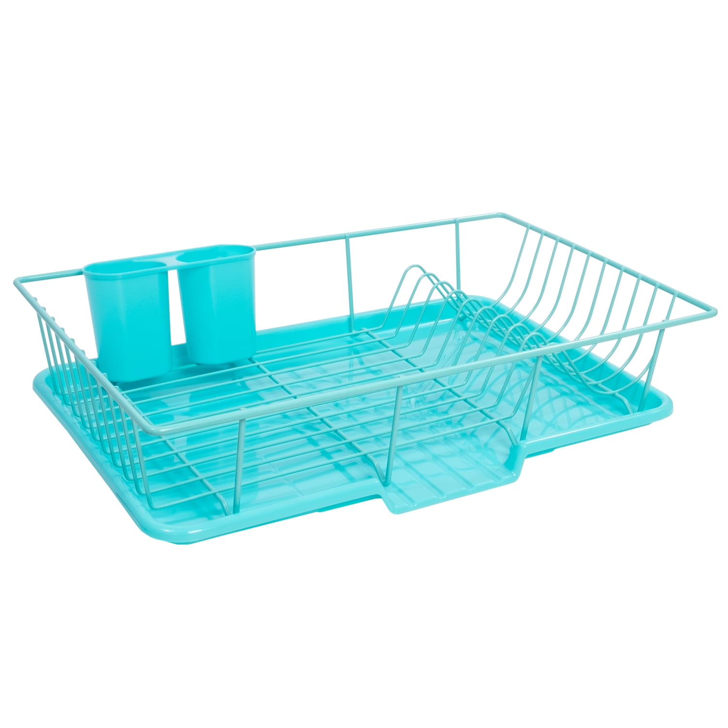 3-Piece Kitchen Sink Dish Drainer Set - Various Colors to Choose From