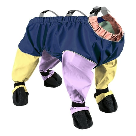 Dog Pants With Suspenders Dog Outdoor Anti slip Shoes Waterproof Pet Dog Shoes Adjustable Suspender Boots With Adjustable Straps For Outdoor