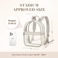 thumbnail image 4 of Mochila Missnine Clear Mini Stadium aprobada, 20 x 10 x 23 cm, 4 of 7