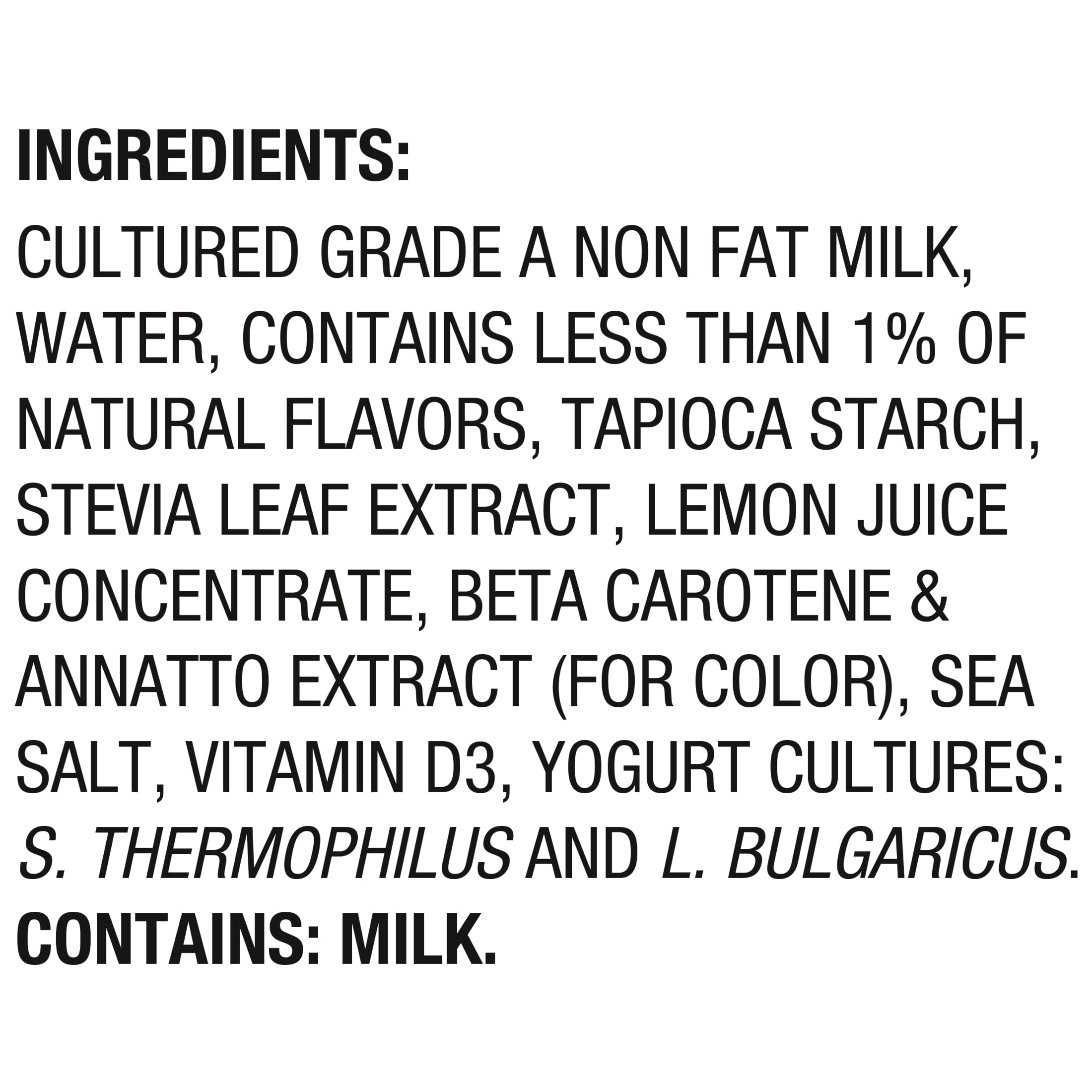 Oikos Triple Zero Banana Creme Greek Yogurt, 15g Protein, 4ct, 5.3