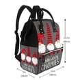thumbnail image 2 of Yiaed Chillin with My Gonme Print Multi-Function Travel Backpack Nappy Bags, Nursing Bag, Fashion Mummy, Roomy Waterproof for Baby Care, Stylish and Durable, 2 of 5