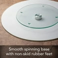 thumbnail image 4 of CounterArt Rustic Wine Tempered Glass Lazy Susan Turntable 13" Diameter, 4 of 7