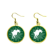 thumbnail image 1 of Lado la caza de animales de caza Ear Dangle Golden Drop Earring Jewelry Mujer Unbranded M, 1 of 3