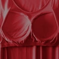 thumbnail image 4 of pstuiky Summer Dresses , Women with Breast Pad Long Nightdress Vest Nightdress Thin One-Piece Vest Large Size Can Be Worn Outside Long Pajamas Leisure Wine XXL, 4 of 4