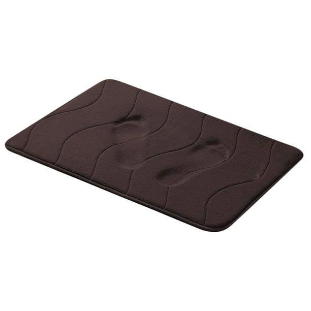 Yhmxh Alfombrilla absorbente para inodoro, alfombrilla de cocina, alfombrilla antideslizante para entrada de baño, felpudo de esponja para puerta, alfombra para dormitorio.
