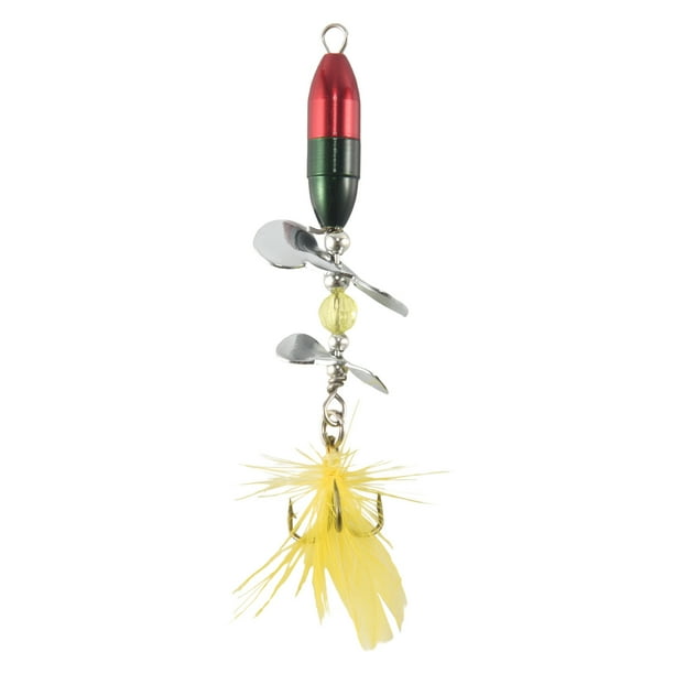 CIQKKGG Long Casting Spinner Bait Fishing Lure Double Tail Propeller