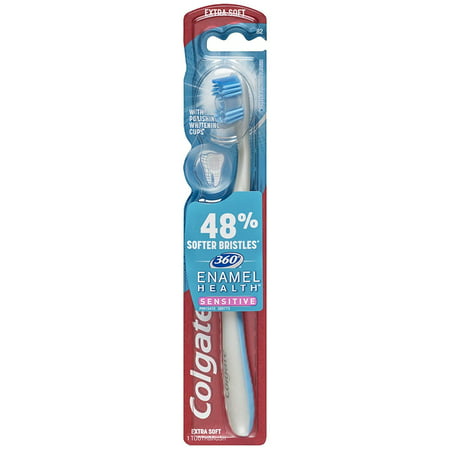 Colgate 360 Enamel Health Extra Soft Toothbrush for Sensitive Teeth  (Pack of