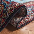 thumbnail image 5 of SAFAVIEH Vintage Hamadan Samia Oriental Area Rug, Red/Light Blue, 4' x 6', 5 of 7