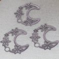 thumbnail image 4 of 3PCS Stainless Steel Moon Flower Charm for Jewelry Making Supplies Necklace Pendant Earring Diy Accessories Craft Gift, 4 of 4