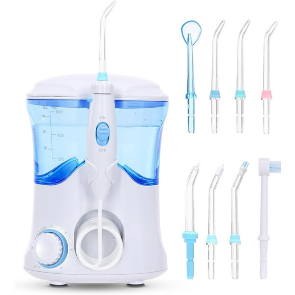 Homuserr Water Flosser, Power Dental Water Flossers for Teeth & Braces Cleaning, Electric Oral Irrigator Water Flosser for Adults & Kids with 10 Pres