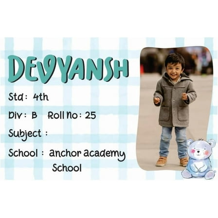 36 Pcs Personalized Name Stickers for Kids - Custom Water Resistant Labels for Books, School Supplies & Bottles