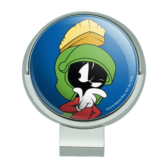 Looney Tunes Marvin The Martian Golf Hat Clip With Magnetic Ball Marker