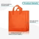 thumbnail image 3 of Bolsas de regalo Weewooday de plástico esmerilado con asas, 100 unidades, color naranja, 3 of 7