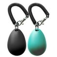 thumbnail image 4 of Petjoy Dog Training Clicker With Wrist Strap,Pet Training Clicker for Obedience & Agility，2Pack (Black&Cyan), 4 of 9