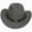 R365-Grey, variant on NOLDARES Cowboy Hats for Kids Vintage Wide Brim Felt Cowboy Hat Girls Cowgirl Hat with Belt Buckle(Red,3-18 Y)