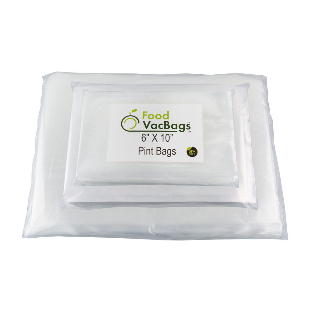 Great $$ Saver FULL CASE 1000-6x10 PINT Bags Food Magic Seal for Vacuum Sealer 