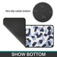 thumbnail image 6 of Blue and Dark Blue Leopard Pattern Kitchen Rugs Sets Of 2,Anti Fatigue Kitchen Mat Rugs Non Slip Washable,Decorative Kitchen Floor Mats for Kitchen,Sink,Laundry,17"X30"+17"X47", 6 of 7
