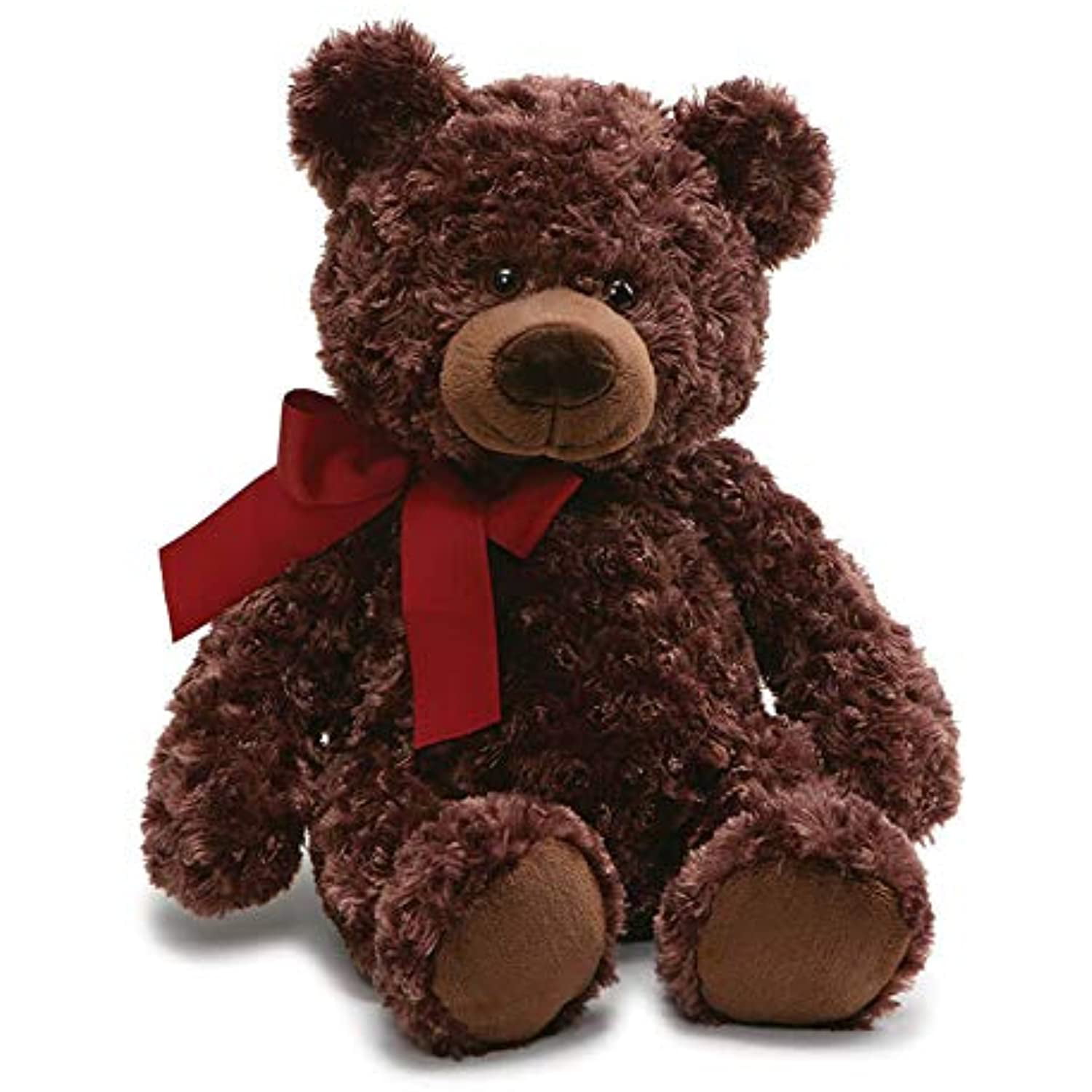 18" GUND Valentine's Day Hart Teddy Bear Stuffed Animal Chocolate Brown 
