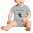 thumbnail image 2 of My Big Brother Is A Affenpinscher Dog Funny Baby Clothes Bodysuit Boy Girl Unisex, 2 of 5