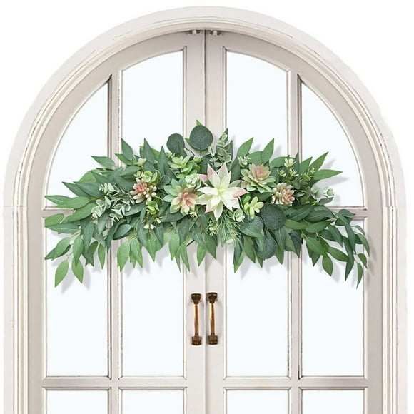 ViLaViDe Fleshy Lintel Door Decoration Wall Decoration Wall Hanging Decoration, Green