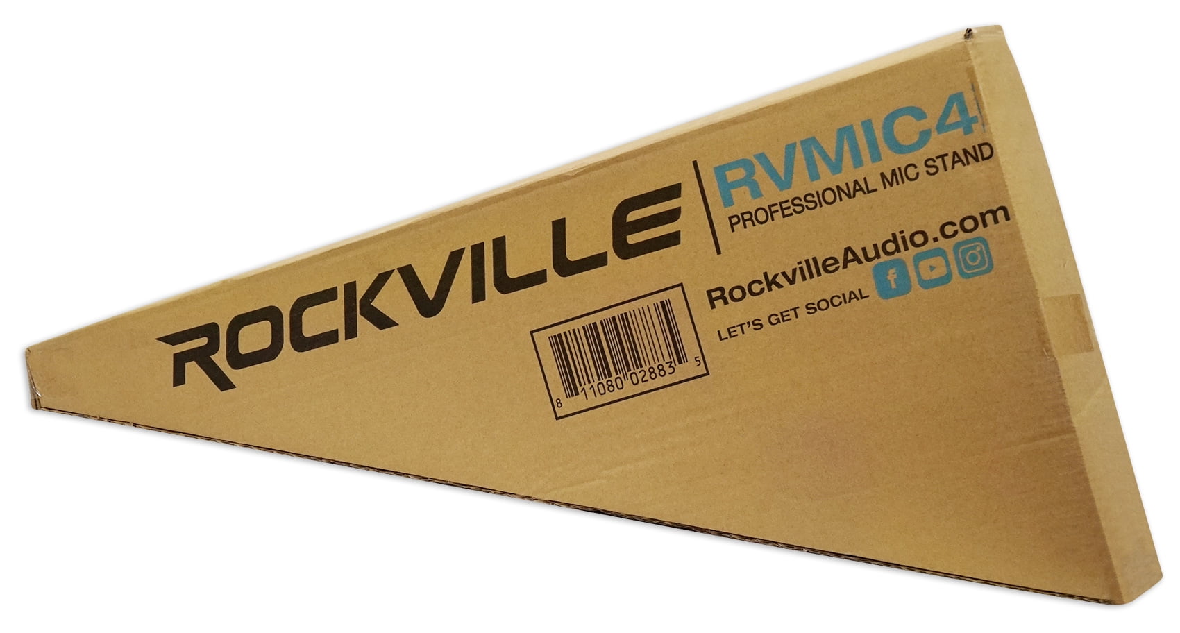 Rockville Pro Microphone+Round Base Mic Stand+Smartphone/Tablet/iPad Clamp Mount