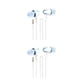 thumbnail image 2 of Sidaley Auricular con cable Auriculares para teléfono móvil con reducción de ruido en la oreja con conector de 3,5 mm Azul 2piezas, 2 of 6