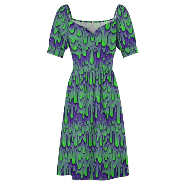 Green Slime Pattern Dress Long dresses women long dresses dresses for special events - Walmart.ca Green Slime Pattern Dress Long dresses women long dresses dresses for special events - Walmart.ca