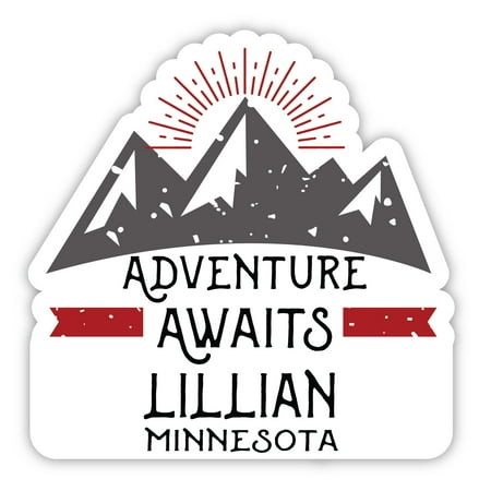 

Lillian Minnesota Souvenir 4-Inch Magnet Adventure Awaits Design