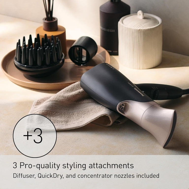 Panasonic Nanoe Salon Hair Dryer with Quick-Dry Oscillating Nozzle