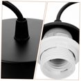thumbnail image 5 of Holibanna 2pcs Hanging Light Kit Wall Light Fixture LED Bulbs Hanging Lamp Shade Bulb Socket E27 Thread Lamp Holder Light Covers for Ceiling Lights Lamp Holder Cable Set Thread Screw Socket, 5 of 5