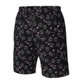 thumbnail image 4 of Zufioo Cool Skull Love for Men's Casual Beach Shorts, Sports Fitness Quick-drying Drawstring Shorts with Pockets for Home Wear-3X-Large, 4 of 6