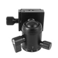 thumbnail image 2 of QB-30A Professional Tripods Head Camera Ball Head Mount 360°Panoramic-view Universal Ballhead for DSLR Tripods Monopod, 2 of 8
