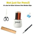 thumbnail image 5 of Porcelain Pencils Holder Stand ,Ceramic Pens Holder (White), 5 of 6