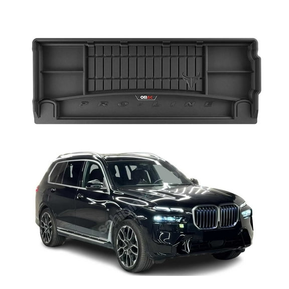 OMAC Premium Cargo Mats Liner for BMW X7 G07 2019-2025 Rubber TPE Black 1Pc