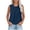 ☃048-Navy, variant on Xuyuer Summer Tank Top for Women Dressy Solid Color Flowy Pleated Loose Fit Tops Backless Tunic Round Neck Sleeveless Shirts 2026