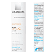 La Roche-Posay Pure Vitamin C Eyes Cream with Hyaluronic Acid, 0.5 fl oz