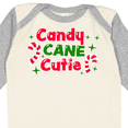 thumbnail image 4 of Inktastic Christmas Candy Cane Cutie with Candy Canes Boys or Girls Long Sleeve Baby Bodysuit, 4 of 5