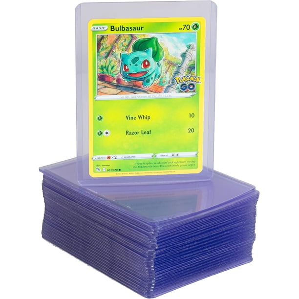 Monster Top Loaders for Trading Cards, 3x4 inch, Clear Plastic