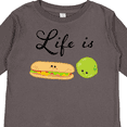 thumbnail image 4 of Inktastic Life Is Sublime- Cute Food Pun Boys or Girls Long Sleeve Toddler T-Shirt, 4 of 5