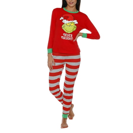 

Suanret Christmas Parent-child Nightwear Outfits Long Sleeve Printed Tops Pants for Men Women Boys Girls Pajamas Red Women L