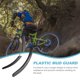 thumbnail image 3 of Bicicleta de 26 pulgadas Bicicleta de montaña Accesorios para equipo intermitente extendido Placa de arco grande (Negro), 3 of 5