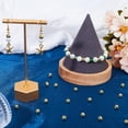 thumbnail image 4 of 1 caja de 1000 cuentas de plástico doradas de 6 mm, espaciadoras de plástico lisas, galvanizadas, chapadas en oro, espaciadoras sueltas, cuentas redondas, 4 of 6