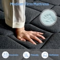 thumbnail image 4 of Dark Grey 14 inch King Size,Ergonomic Design,Mattress Memory Foam Pocket Spring,Hybrid Mattress, Medium Firmness, Lumbar Support,Pressure Relief,Best Choice for Family Happiness,Bed Mattress in a Box, 4 of 12
