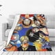 thumbnail image 2 of 26-27 Anime Throw Blanket Flannel Bed Blankets Cozy Lightweight Soft Bedding For Sofa Bed Office Travel, 2 of 5