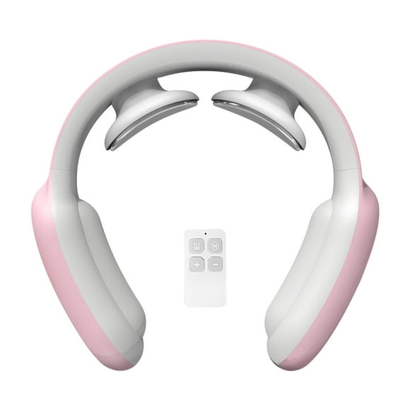 TopLLC Massage Equipment Neck Protector Cervical Spine 2 Heads 3 Modes 15 Kinds Of Adjustment Remote Control Kneading And Heating Neck massager
