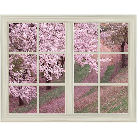 Spring Cherry Blossom Window Mural - 30