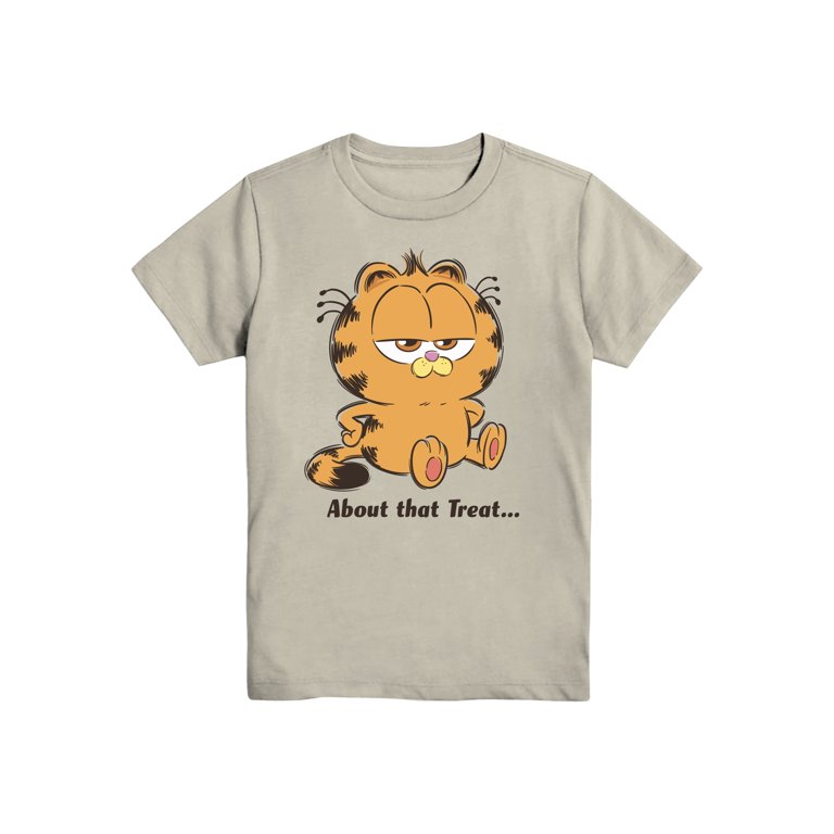 Garfield Boys Graphic Crewneck Tees 2-Pack, Sizes 4-18, Soft